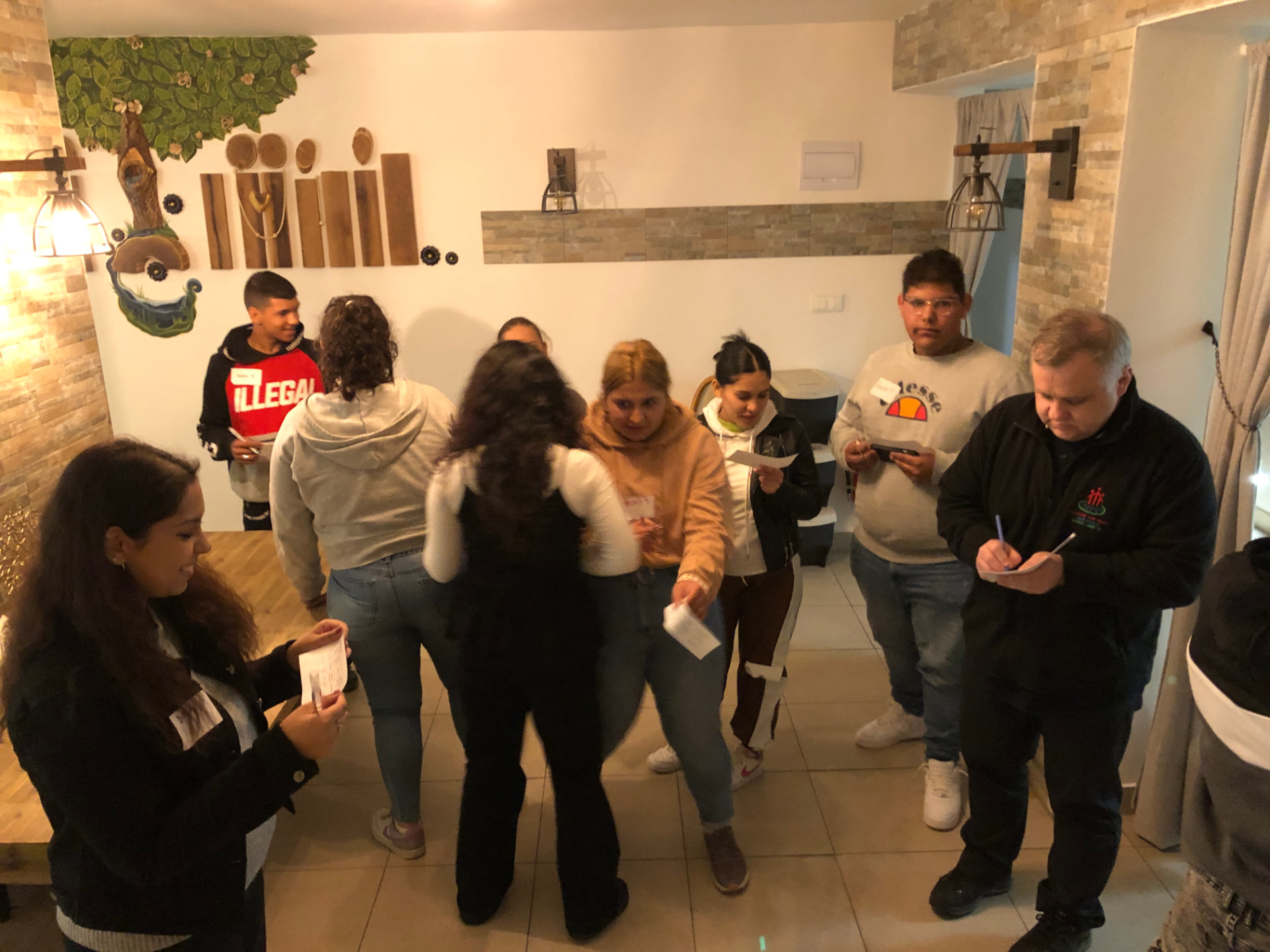Workshopová aktivita počas stretnutia